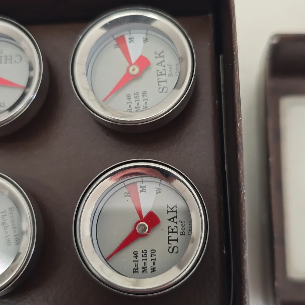 Wiliams Sonoma Set Of 4 Mini Grilling Thermometers